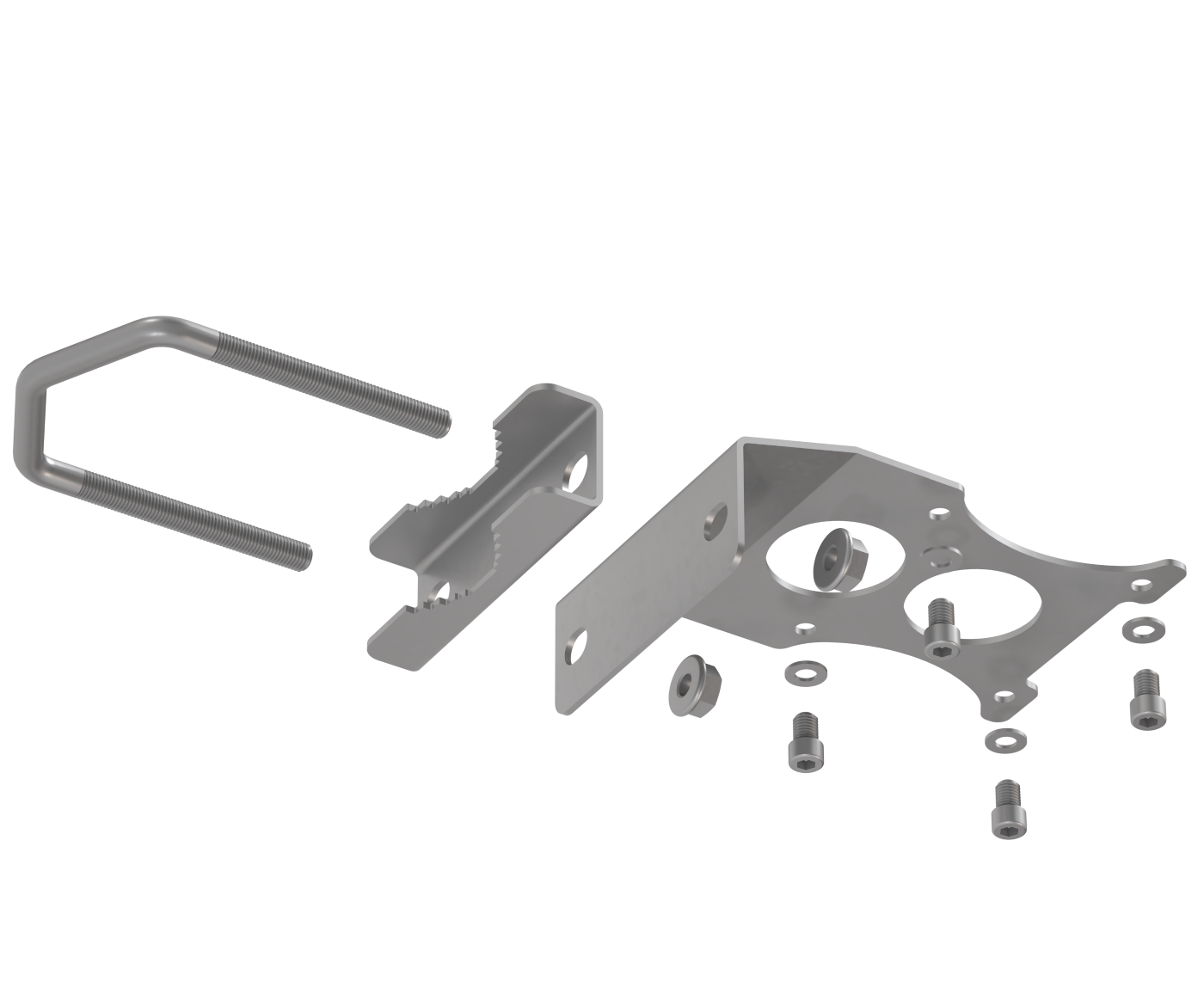 Galvanized Steel bracket for QuSpot